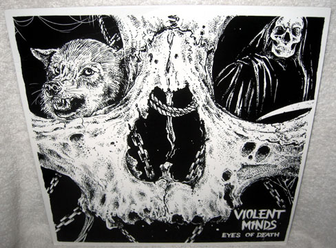 VIOLENT MINDS "Eyes Of Death" LP (Deranged) Repress